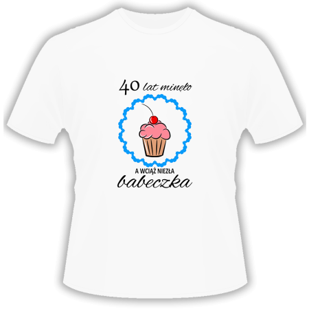 KOSZULKA BIAŁA z własnym zdjęciem, napisem NADRUK Z DWÓCH STRON